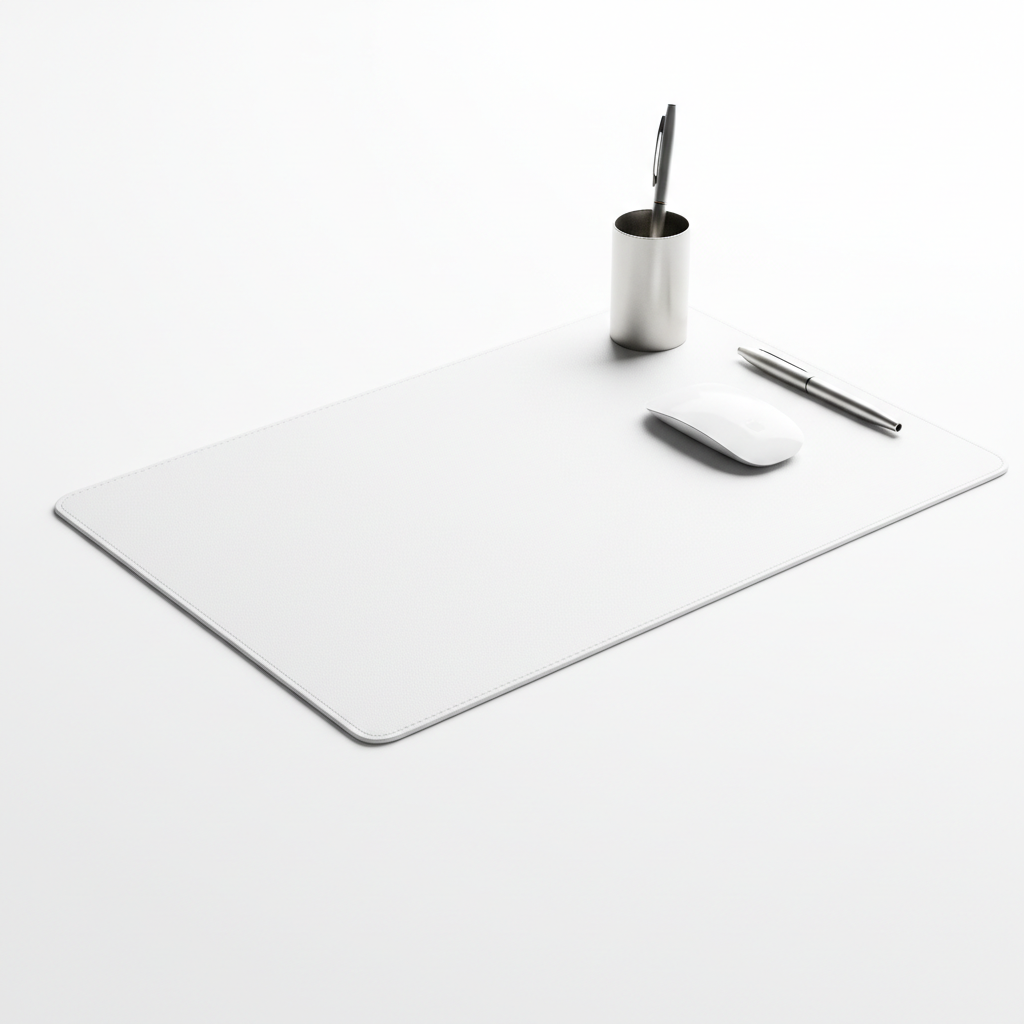 PU Leather Desk Mat - Professional Studio Shot